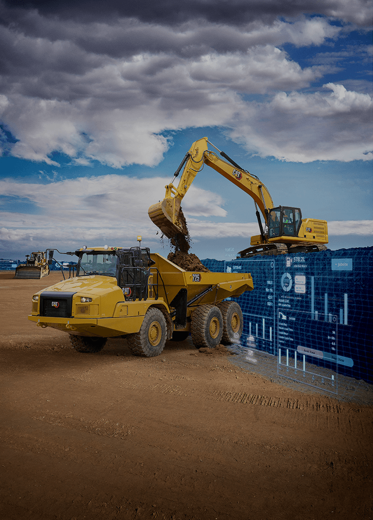 caterpillar-visionlink- στόλος-δεδομένα-εκσκαφέας-φορτωτής